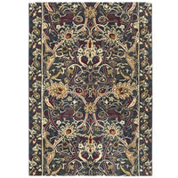 Morris & Co. Rugs - Bullerswood Indigo Red