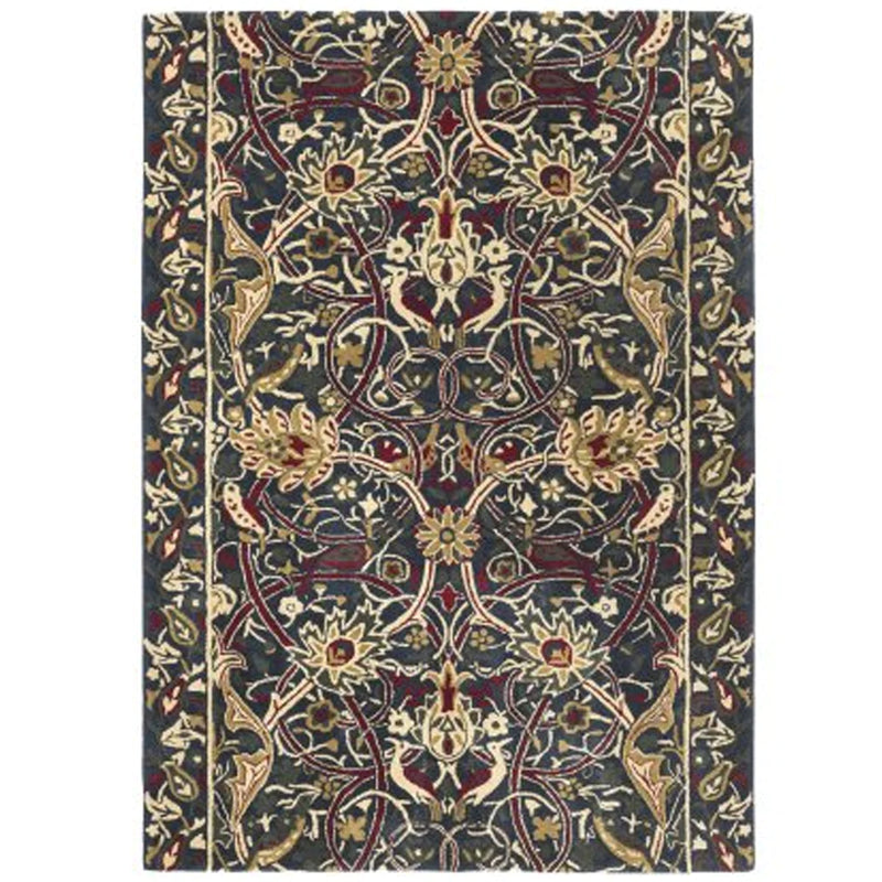 Morris & Co. Rugs - Bullerswood Indigo Red