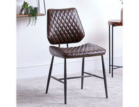 Dalton Dining/Bar Chair Collection - Dark Brown PU