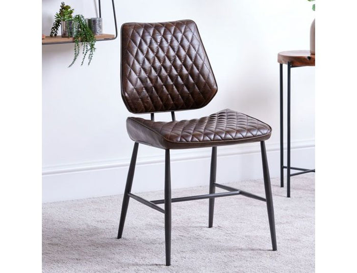 Dalton Dining/Bar Chair Collection - Dark Brown PU