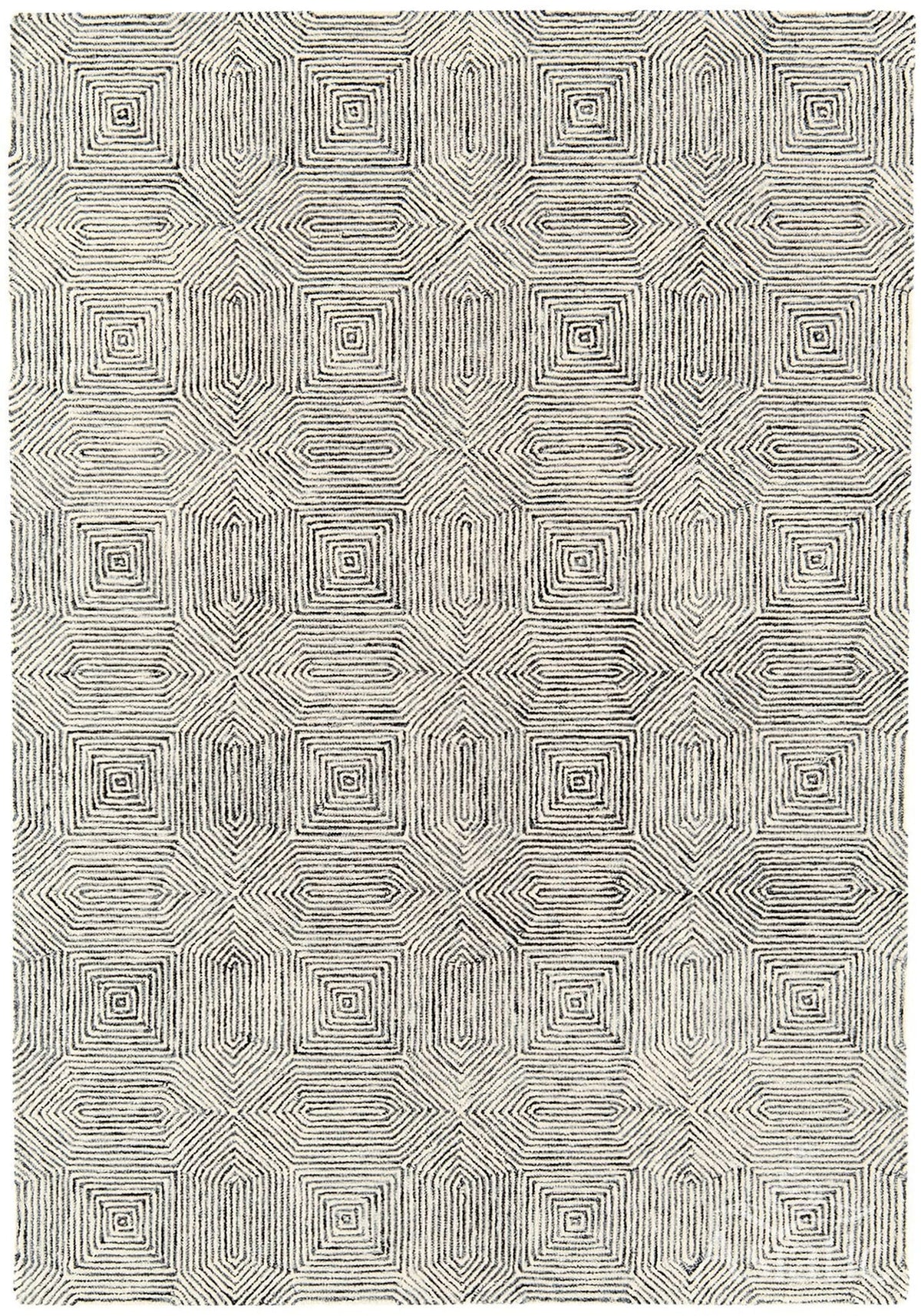 Camden Rug - Black/White