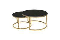 Circo Occasional Tables - Black/Gold