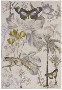 Botany Charcoal/Chartreuse Rug