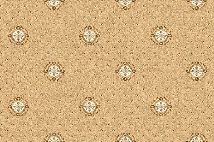 *ROLL END* Ulster Sheriden Regency Cream 4.50 x 4.57