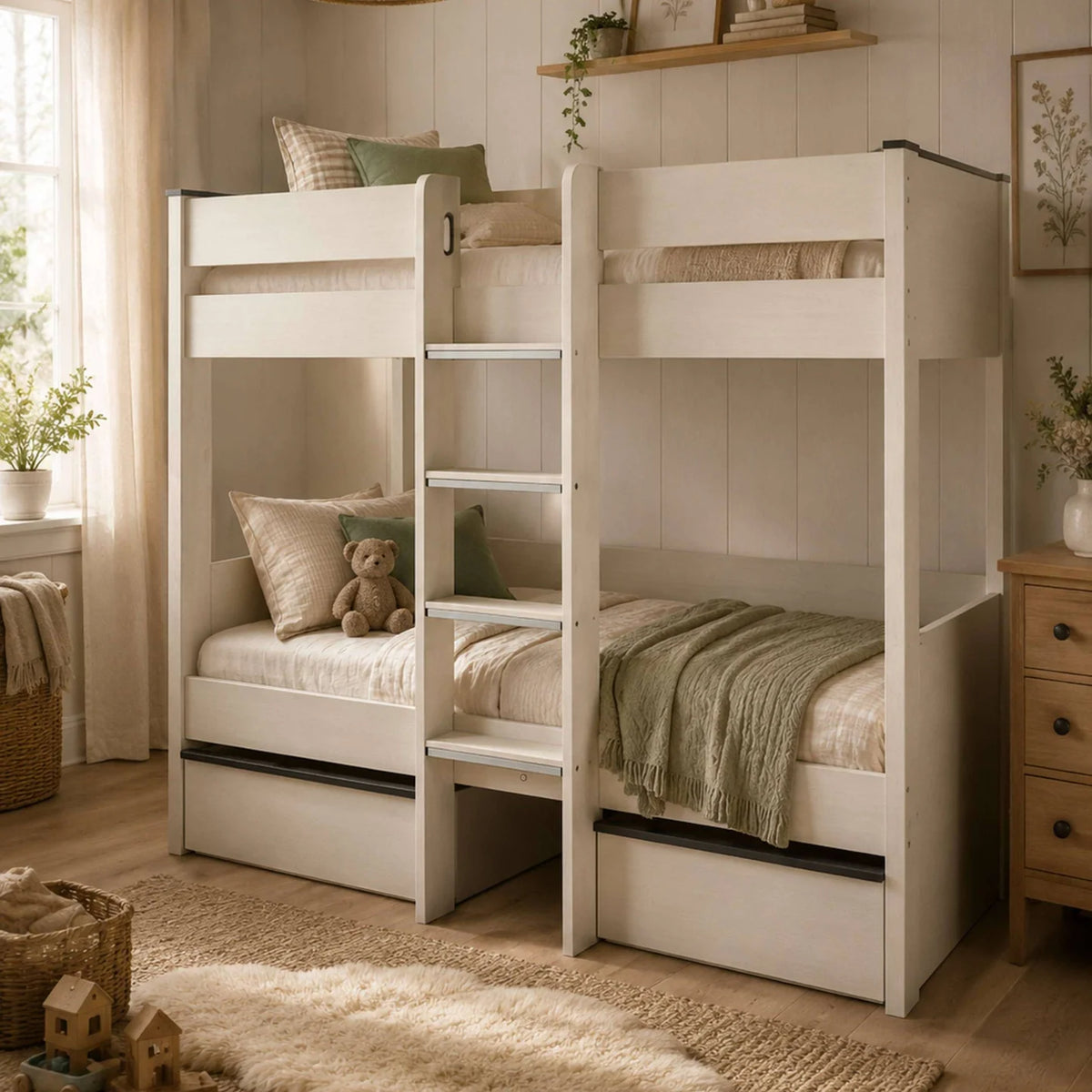 Celeste Bed Collection - Nordic White
