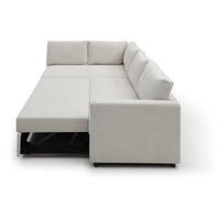 Clara Corner Sofa Bed - Natural