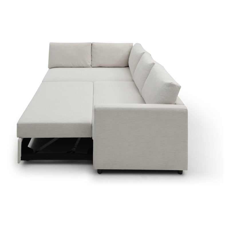 Clara Corner Sofa Bed - Natural