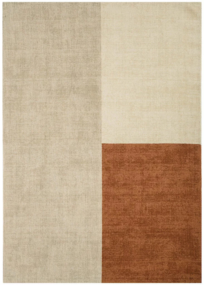 Blox Geometric Rug - Copper