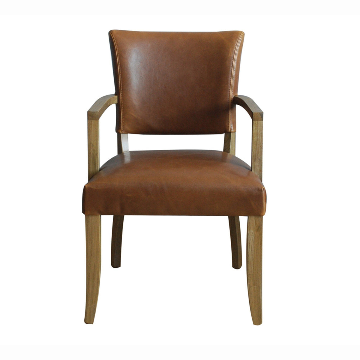 Duke Leather Dining Armchairs - Various Colours Available