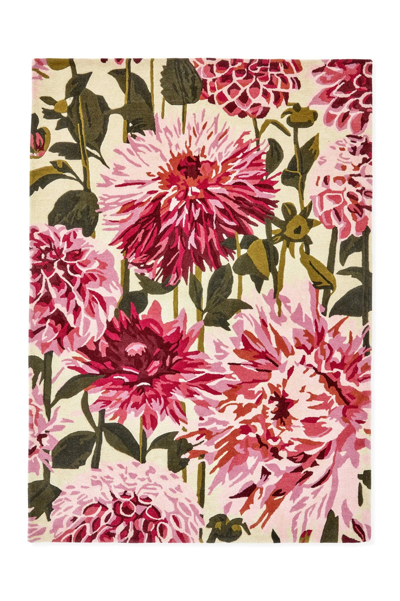 Harlequin Hand Tufted Rugs - Dahlia Fuchsia Palm