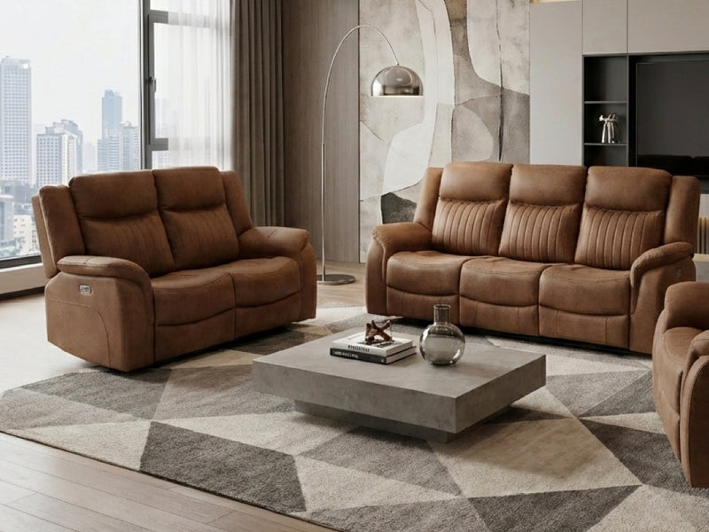 Darlington Electric Recliner Collection - Tan