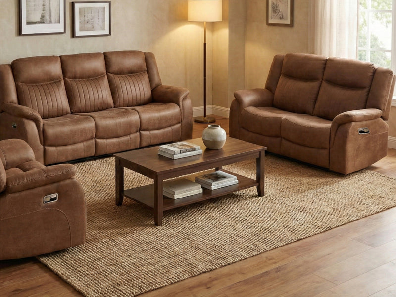 Darlington Manual Recliner Collection - Tan