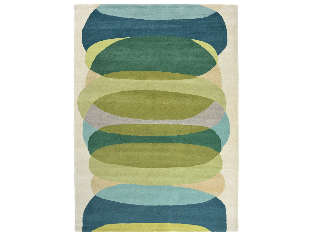 Harlequin Hand Tufted Rugs -  Elliptic Emerald