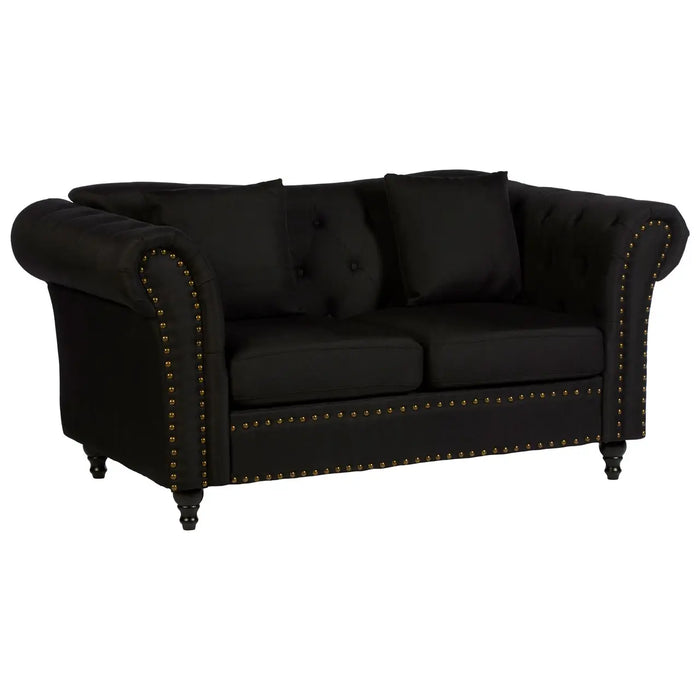 Fable Chesterfield Upholstery Collection - Black