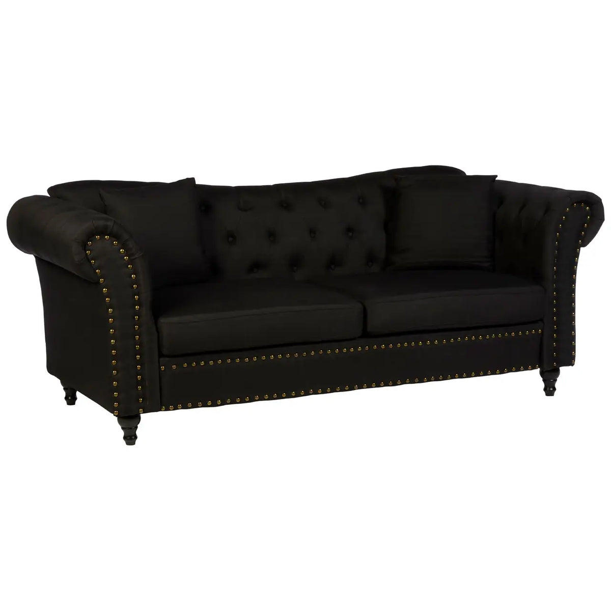 Fable Chesterfield Upholstery Collection - Black