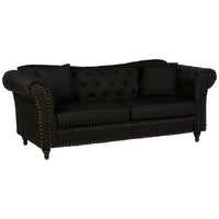 Fable Chesterfield Upholstery Collection - Black