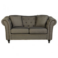 Fable Chesterfield Upholstery Collection - Grey