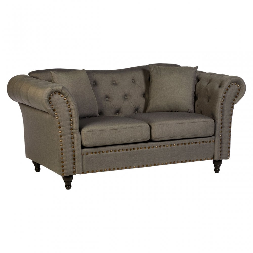 Fable Chesterfield Upholstery Collection - Grey