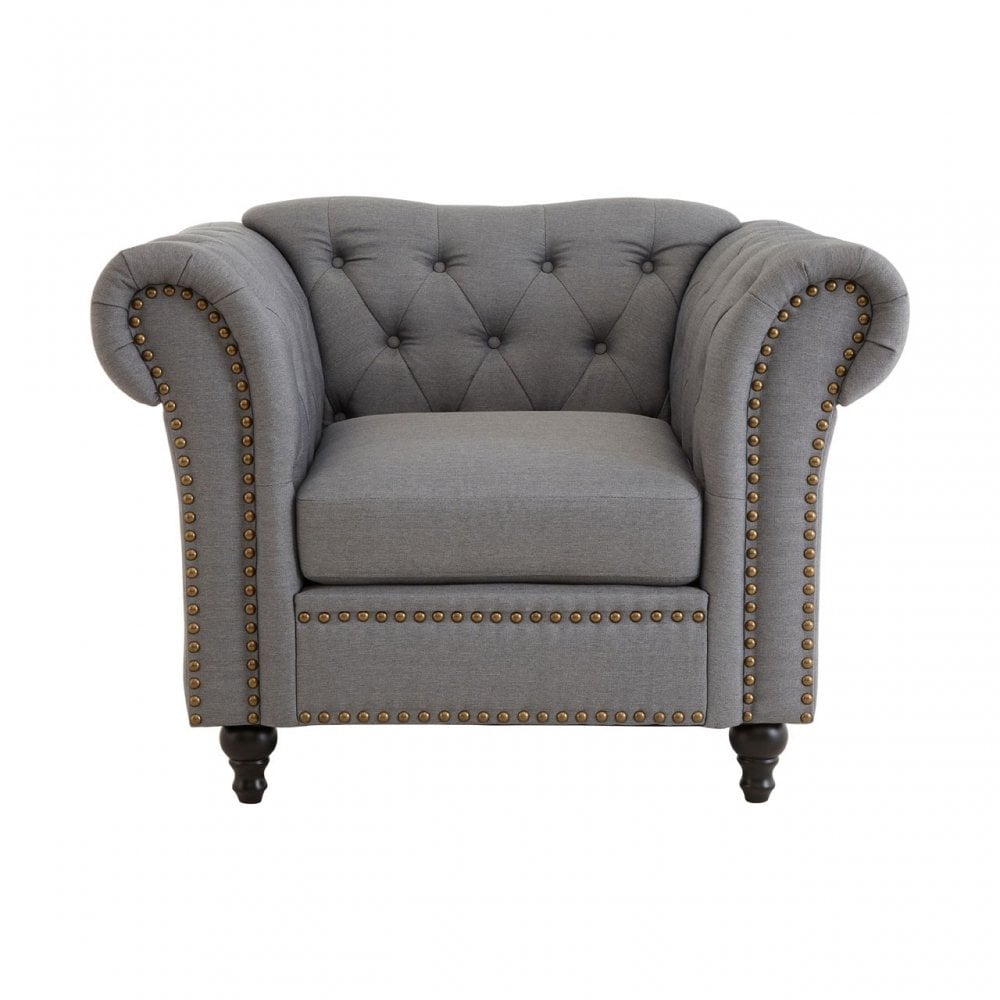 Fable Chesterfield Upholstery Collection - Grey