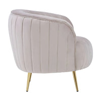 Florina Armchair - Mink Velvet