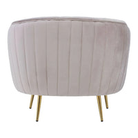 Florina Armchair - Mink Velvet