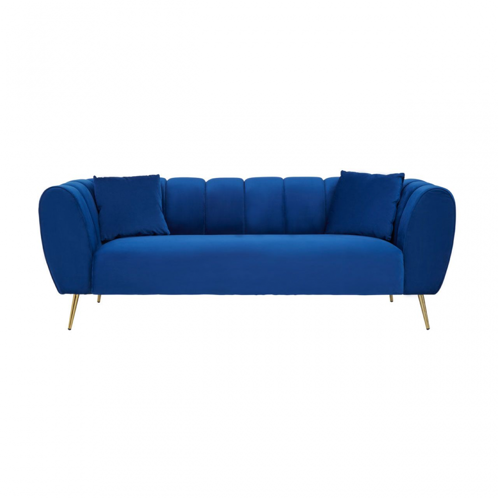 Florine 3 Seater Sofa - Midnight Velvet