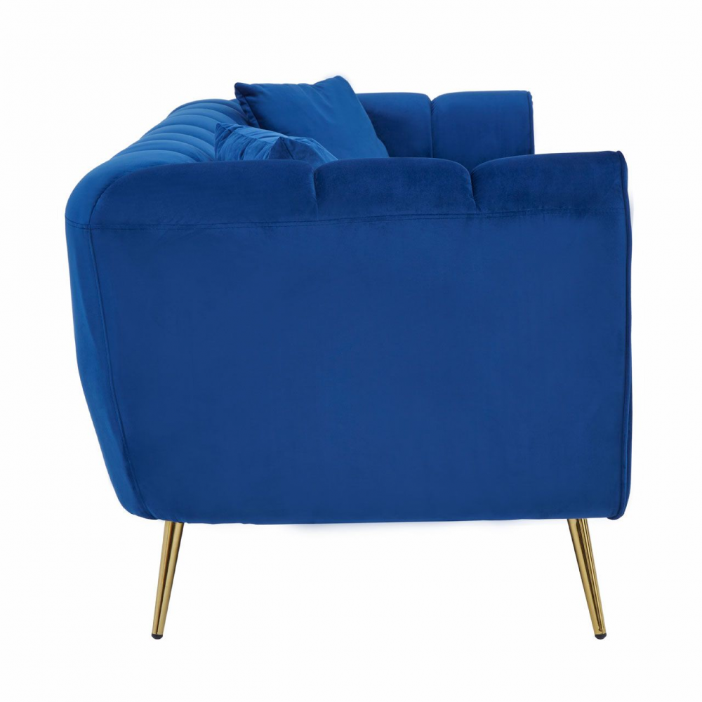 Florine 3 Seater Sofa - Midnight Velvet
