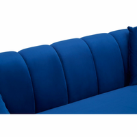 Florine 3 Seater Sofa - Midnight Velvet