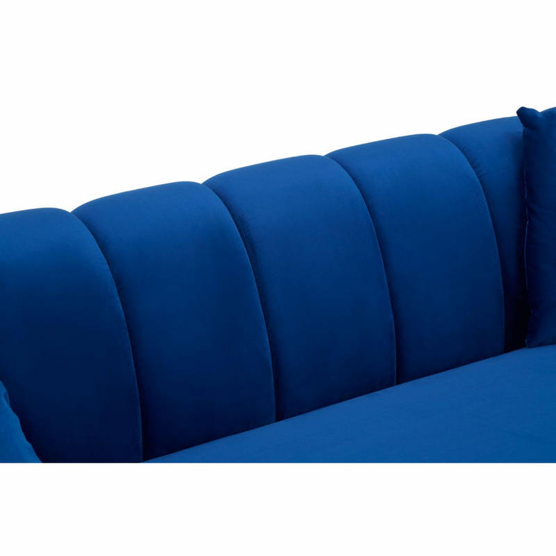 Florine 3 Seater Sofa - Midnight Velvet