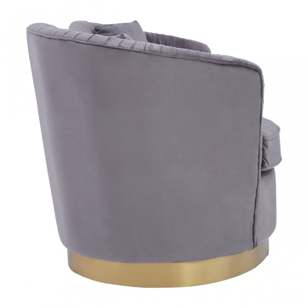 Franza Upholstery Collection - Grey Velvet
