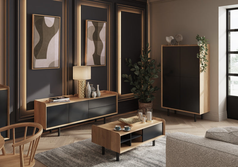 *CLEARANCE* Balloch - Large Sideboard - Anthracite