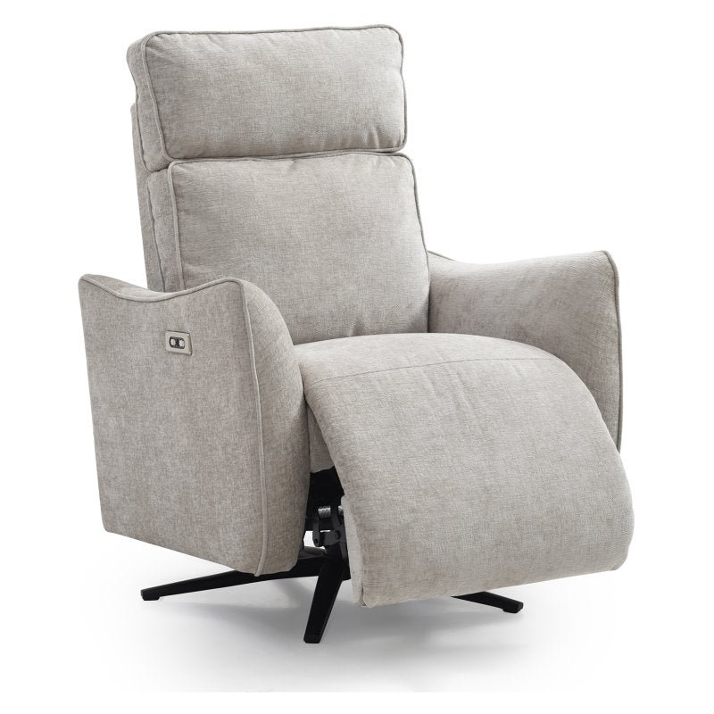 Finn Electric Recliner Swivel Chair - Natural