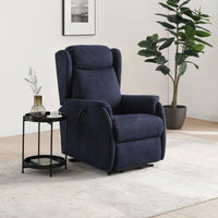 Fletcher Electric Rise and Recline Chair - Blue