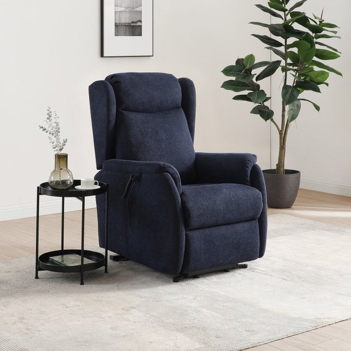 Fletcher Electric Rise and Recline Chair - Blue