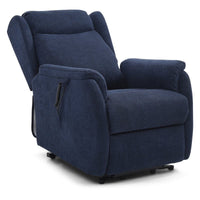 Fletcher Electric Rise and Recline Chair - Blue