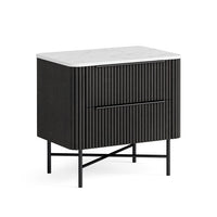 Luna Bedroom Collection - Marble/Black