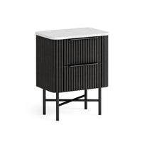 Luna Bedroom Collection - Marble/Black