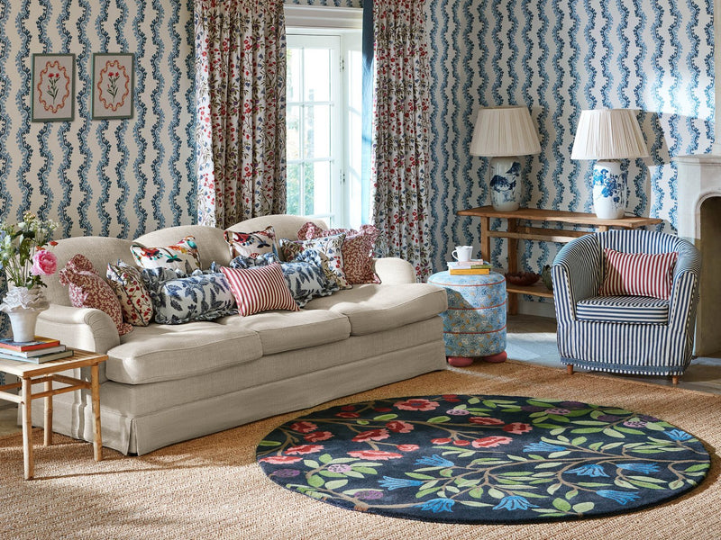 Sanderson Rugs - Foraging Indigo