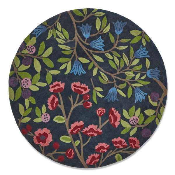Sanderson Rugs - Foraging Indigo
