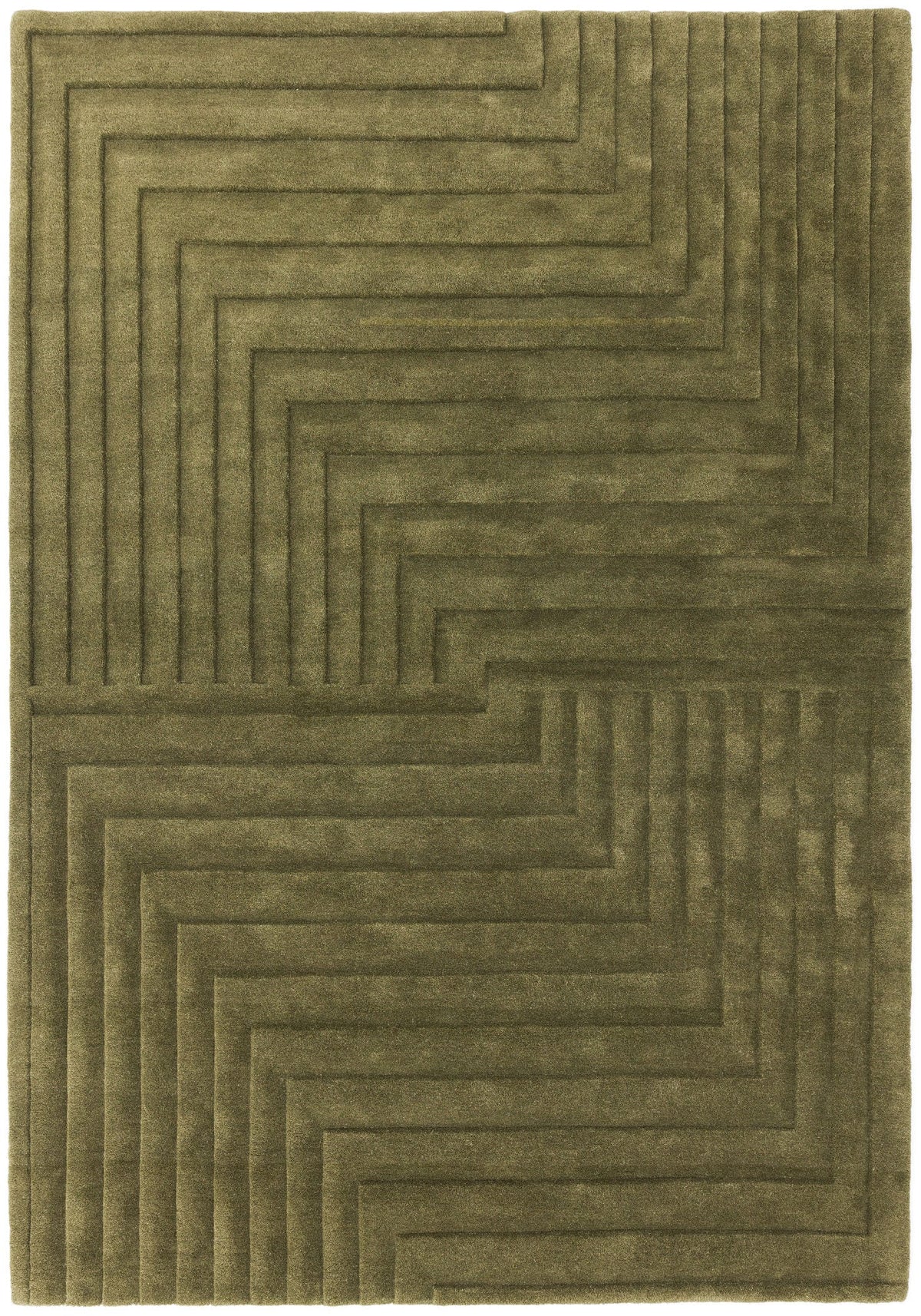 Form Rug Collection - Green