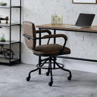 Gehry Upholstered Office Chair - Brown
