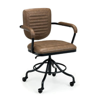 Gehry Upholstered Office Chair - Brown