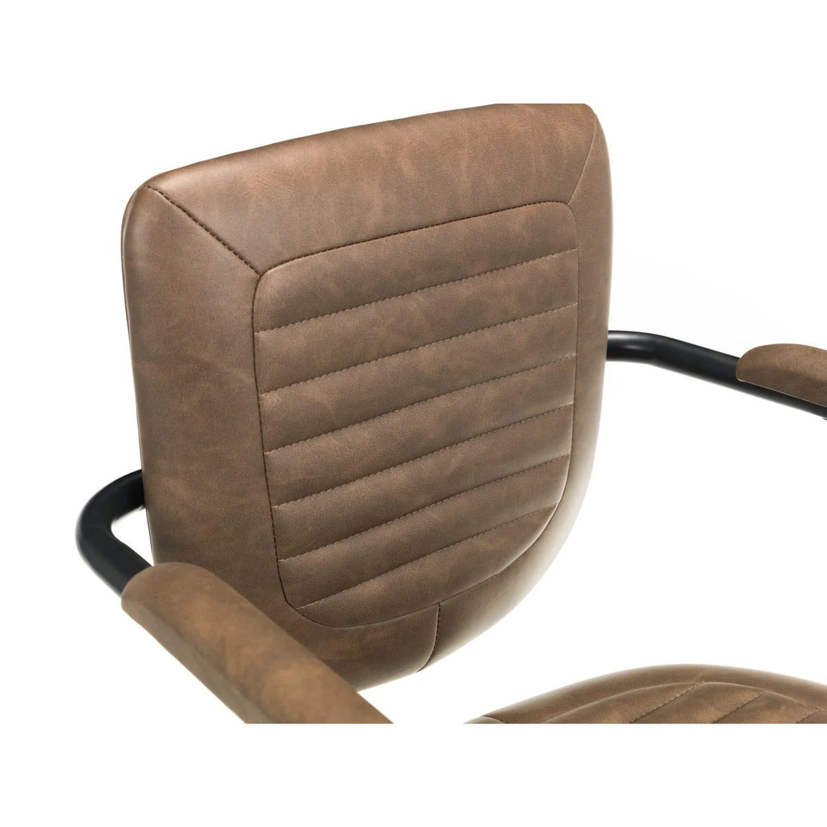 Gehry Upholstered Office Chair - Brown