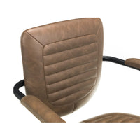 Gehry Upholstered Office Chair - Brown