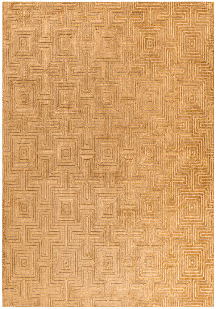 Glaze Rug - Ochre Pulse