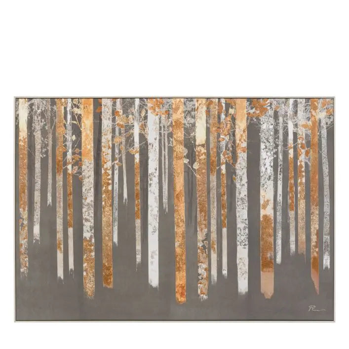 Guilded Silence Framed Canvas