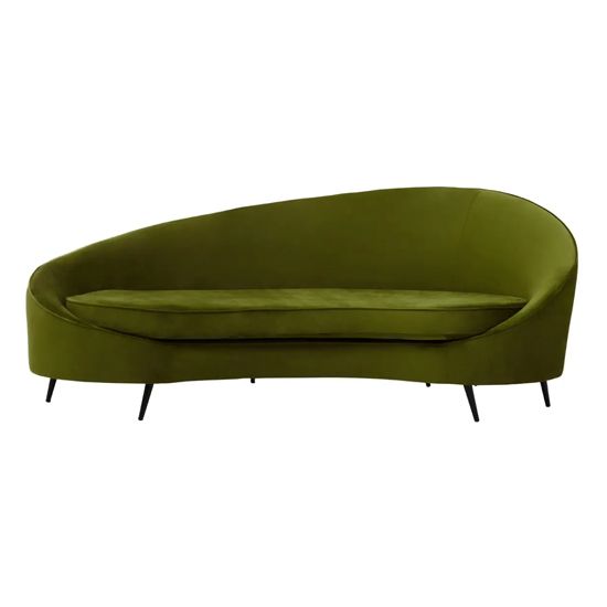 Hasina 3 Seater Sofa - Olive