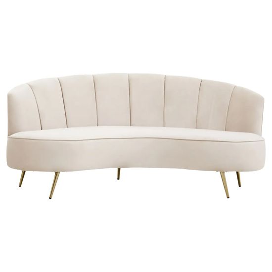Hasna 3 Seater Sofa - Beige