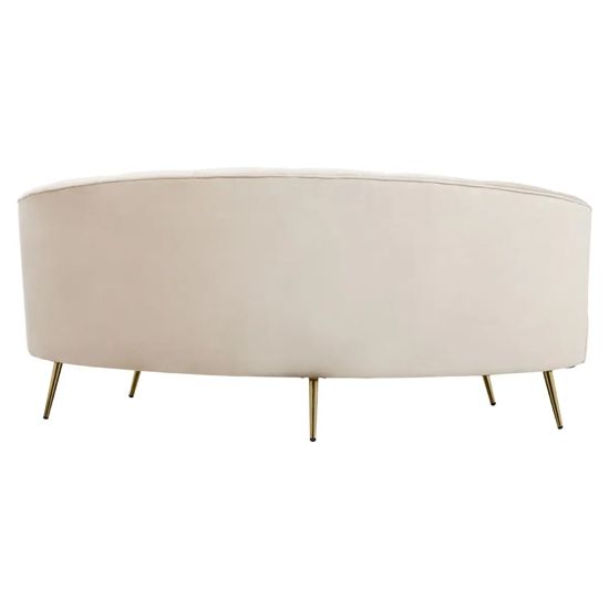 Hasna 3 Seater Sofa - Beige
