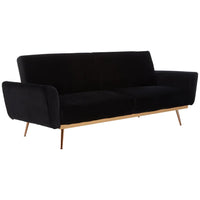 Hatton Sofabed - Black Velvet
